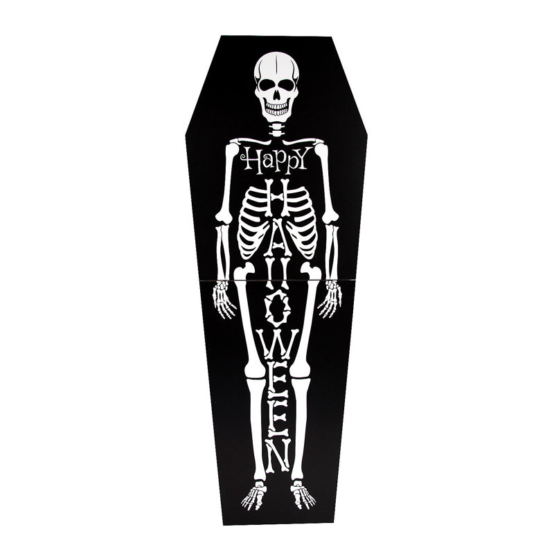Art d'Halloween signe de pelouse squelette