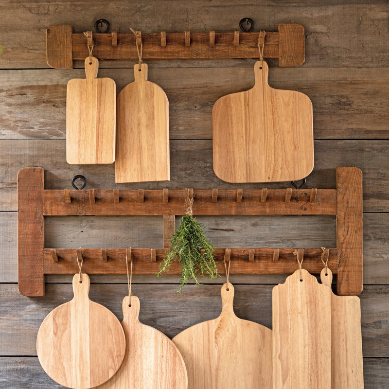 Rustic Wooden Double Yoke Wall Hanger