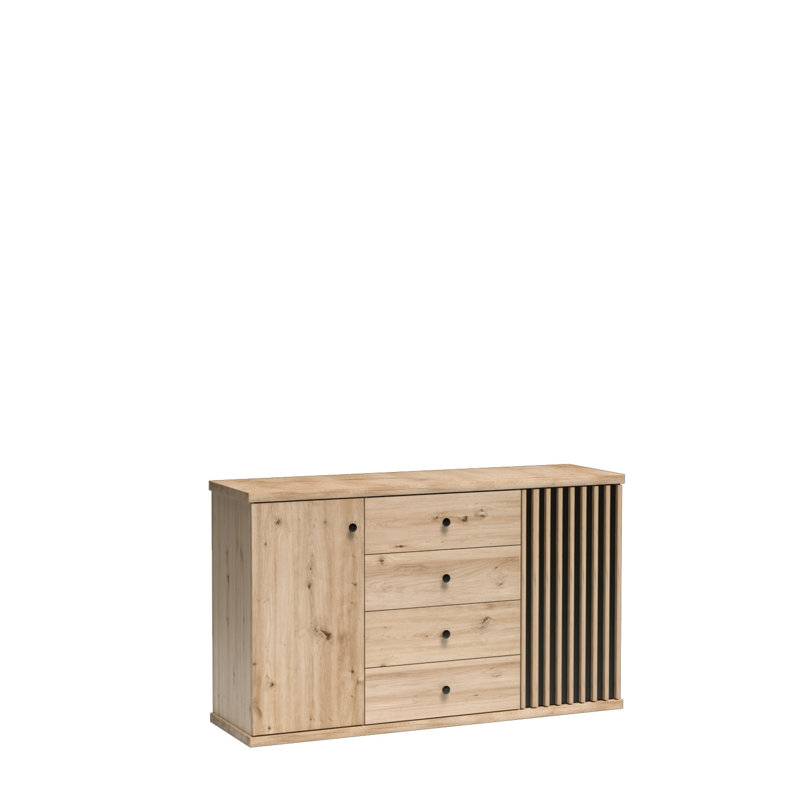 Blanche 142.1 Cm Wide 4 Drawer Sideboard