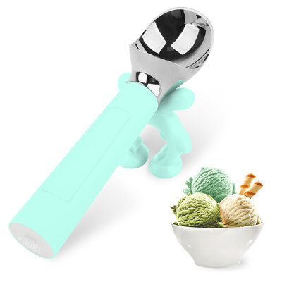 Heated USB Rechargeable Ice Cream Scoop for Hard Ice Cream, Blue