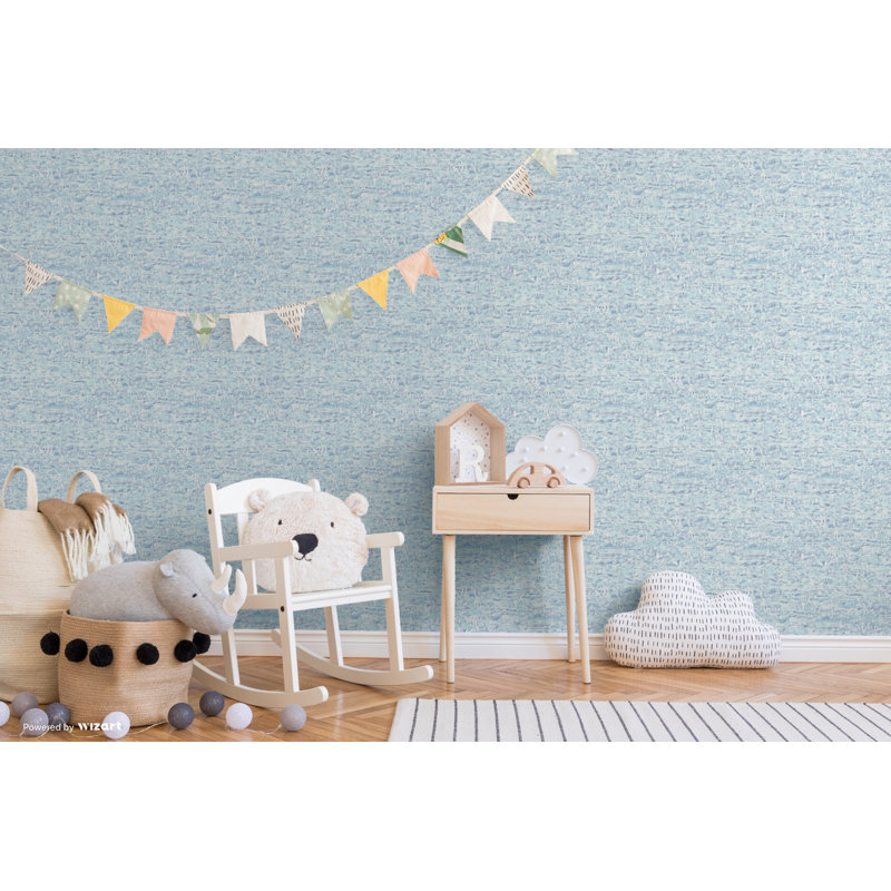 Clarence Pearl 10m x 53cm Wallpaper Roll, Aqua