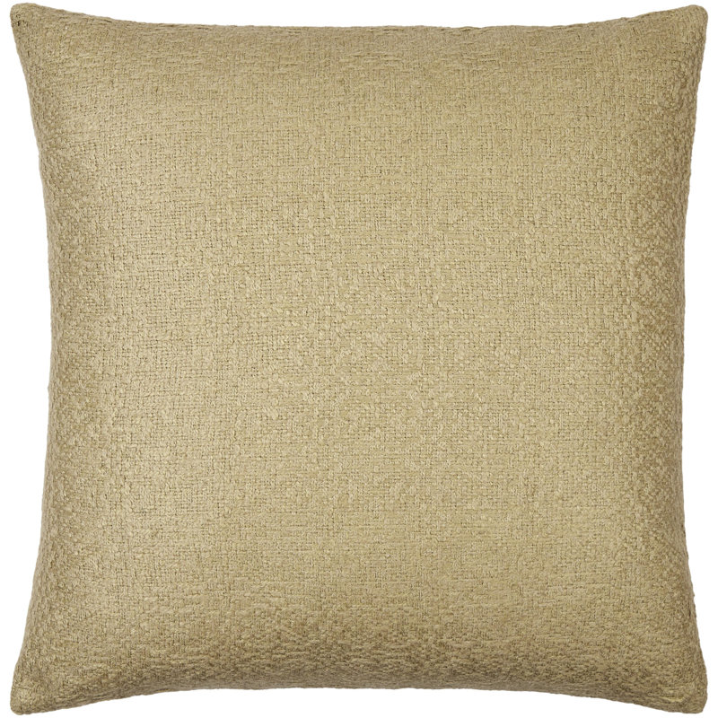 Coussin Alcona, H 20 po x l 20 po, Duvet, Kaki
