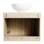 36 " Modern Design Float Bathroom Vanity With Ceramic Art Sink