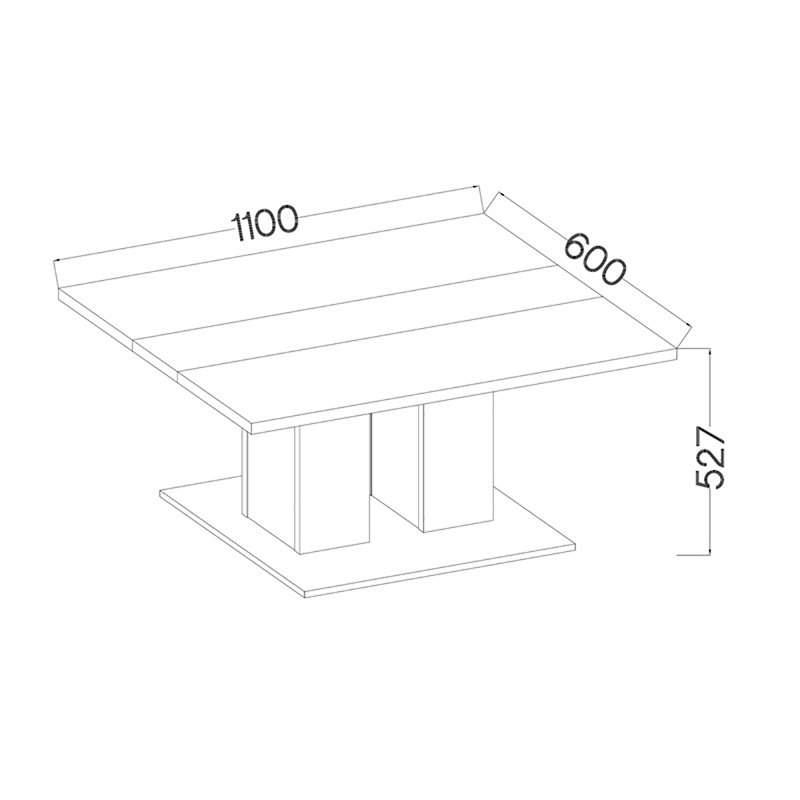 Thorfast Pedestal Coffee Table, Artisan