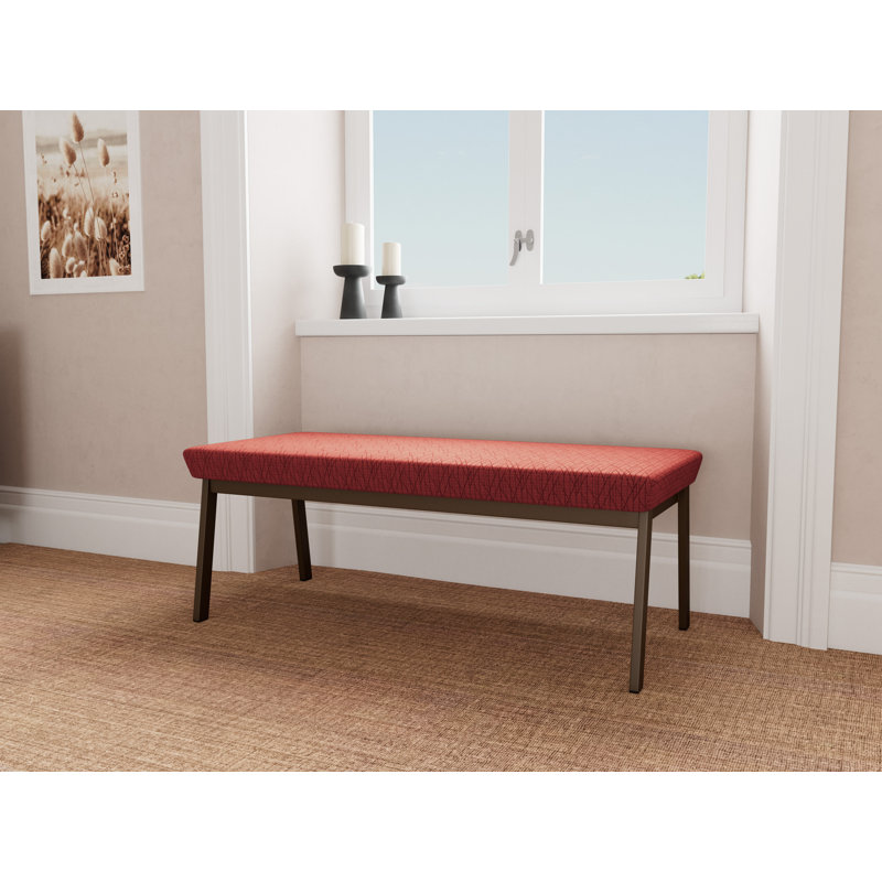 Banc en métal Newport, Bronze, Graphite portes ouvertes