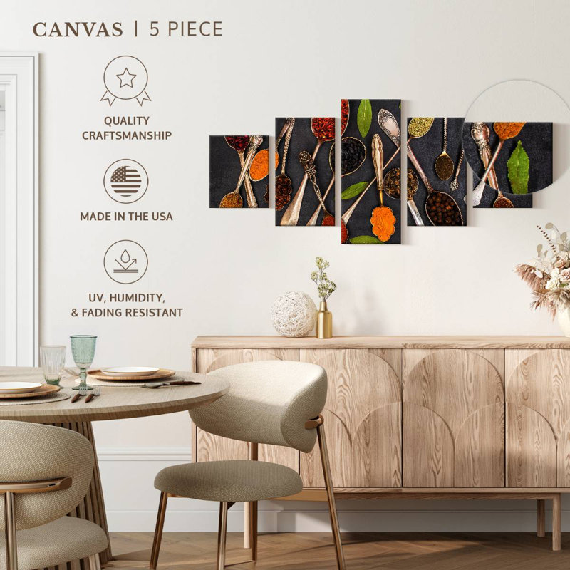 Essential Spices, 24" H x 55" W