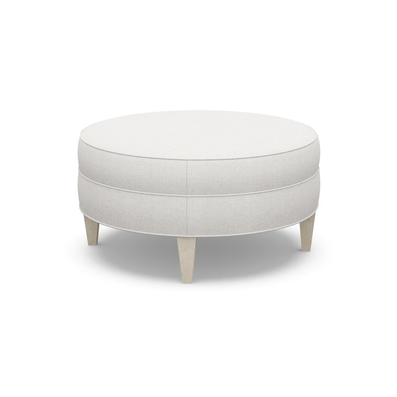 Round Ottoman, 8938-45, Sandstone