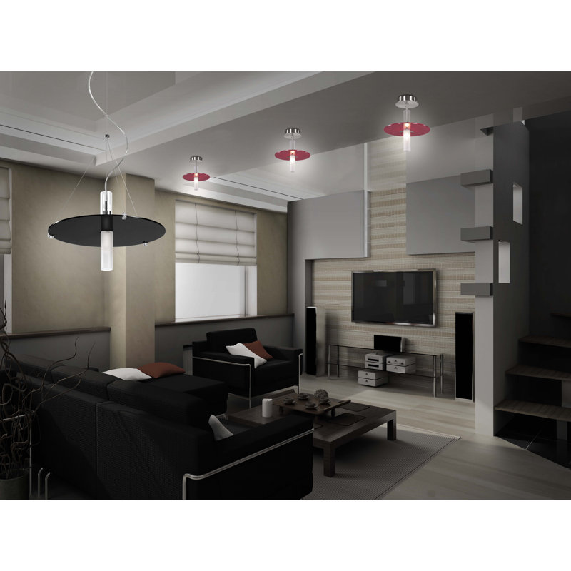 Pospisil 1-Light Semi Flush Mount