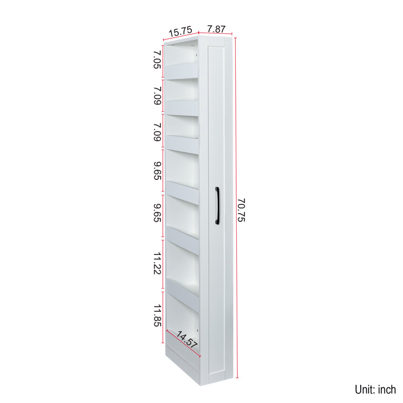 Narrow Storage Cabinet 