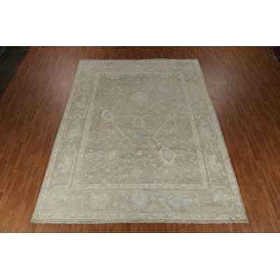 Tapis teint en laine Oushak 10 x 13
