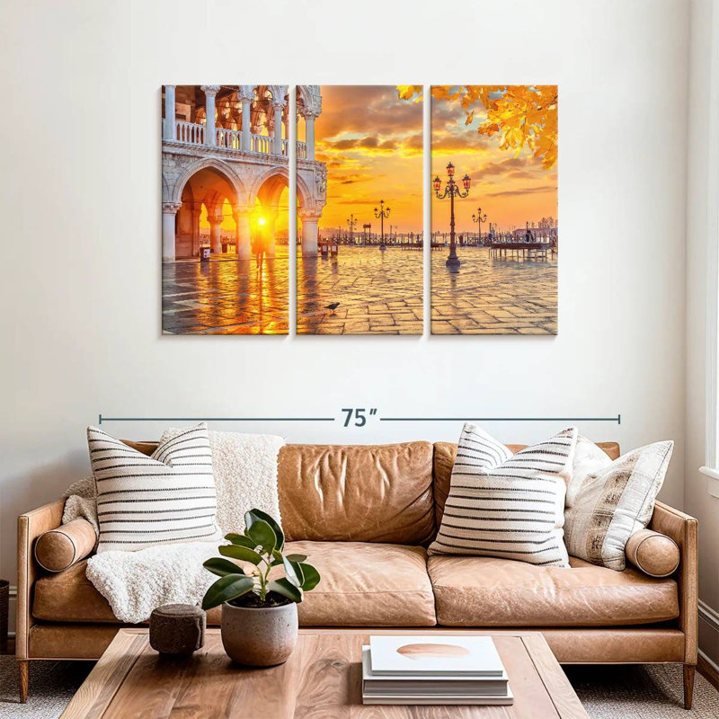 Sebbie Piazza Di San Marco, H 36 po x l 57 po