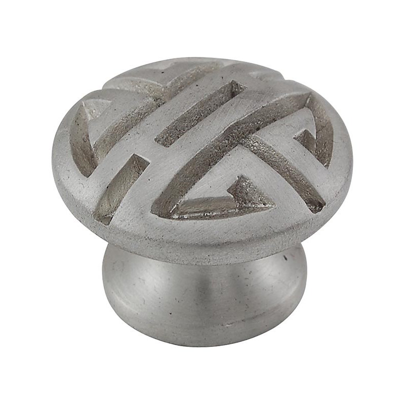 Camesana Mushroom Knob, 1.25" H x 1.25" W x 0.875" D, Satin Nickel