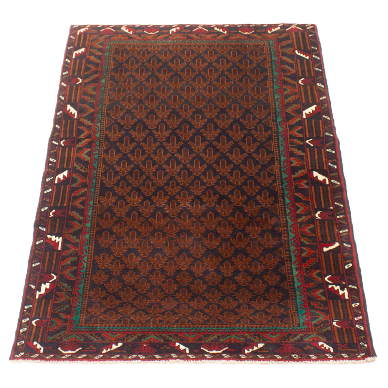 Tapis bleu marine Teimani 3 pi 5 po x 5 pi 11 po