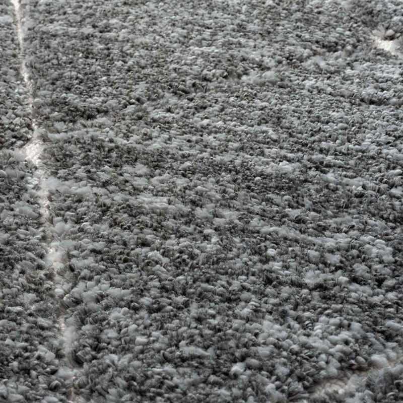 Tapis gris et crème Talas