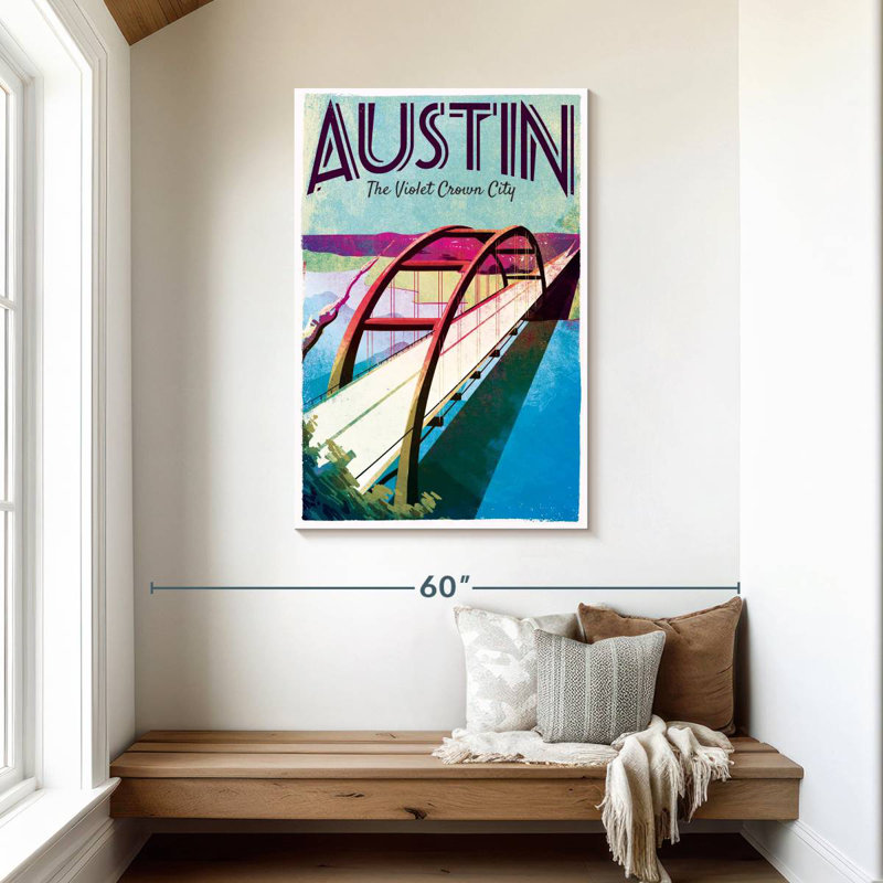 Austin Poster, 45" H x 30" W