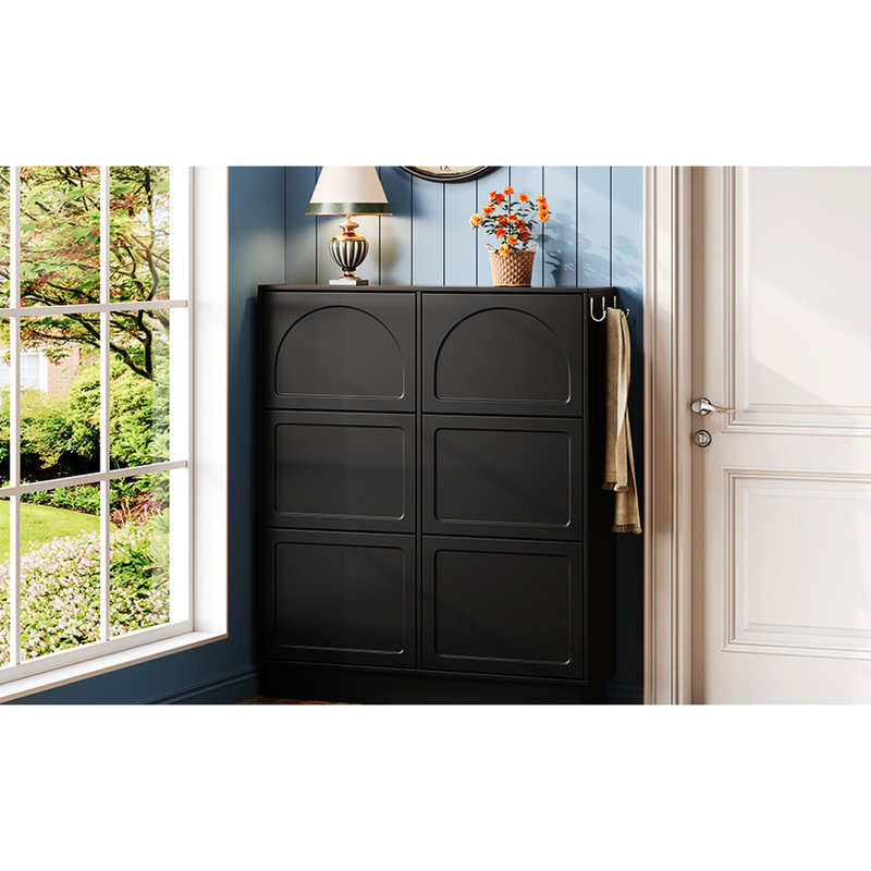 Shoe Cabinet, Black