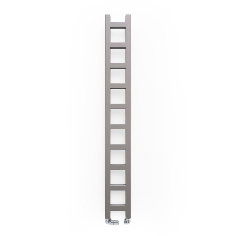 Easy Heated Towel Rail, 160 cm H x 20 cm W x 7.2 cm D, Taupe