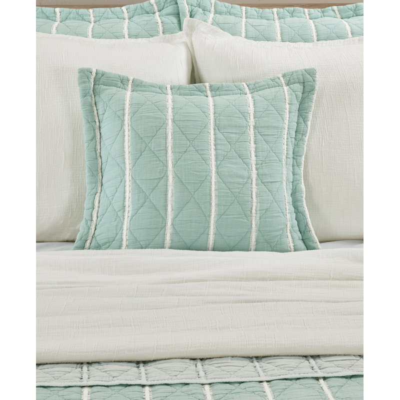 Housse de coussin Garrow, Turquoise