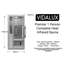 Metro Lane FAR Infrared Sauna with Remote Control in Hemlock