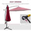 Bryahna 295cm Cantilever Parasol-788712927