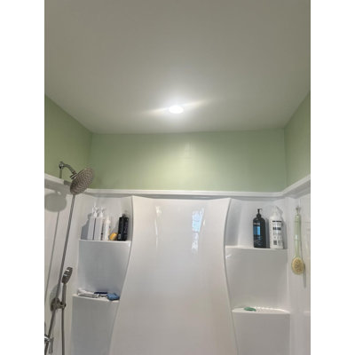6 Inch Canless LED Recessed Light 5 Color Temperature Selectable Wet Location Rated Slim Wafer Light