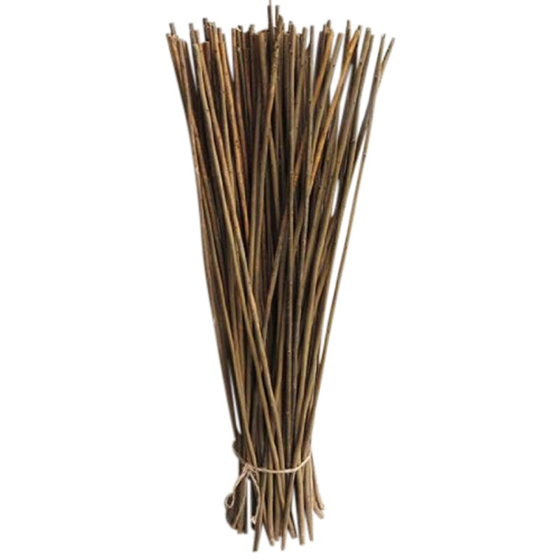 Ensemble de 20 bâtonnets réguliers en saule brun 48 po L, H 72 po x l 1 po x P 1 po
