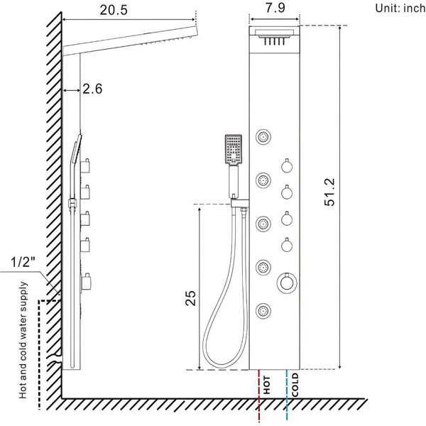 Dimensions du produit