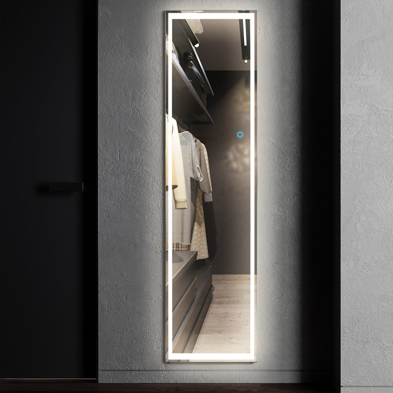 Mirror, 63'' x 16'’, Black