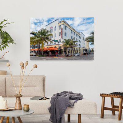 Bâtiments dans une ville, quartier Art déco de Miami, Ocean Drive, South Beach, Miami Beach, Floride, États-Unis