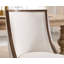 Chaise de salle à manger rembourrée de style rétro en bois massif avec pieds en lin et structure en bois massif pour salle à manger / salon-1224285111-1224285110