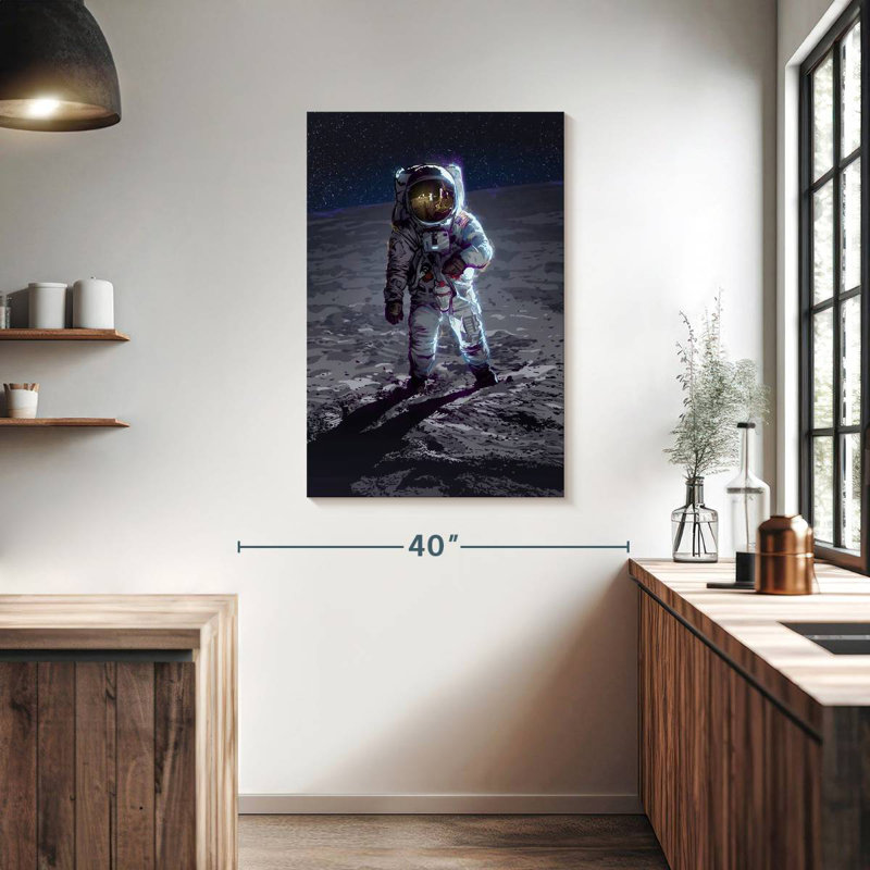 Oberle Apollo 11 Moonlanding, 39" H x 26" W