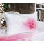 Drap-housse et coussin décoratif Ambesonne, rose et blanc-106799994