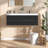 Vanities Modern Walnut Double Sink