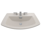 Soirée® Vitreous China Drop-In Bathroom Sink with Overflow