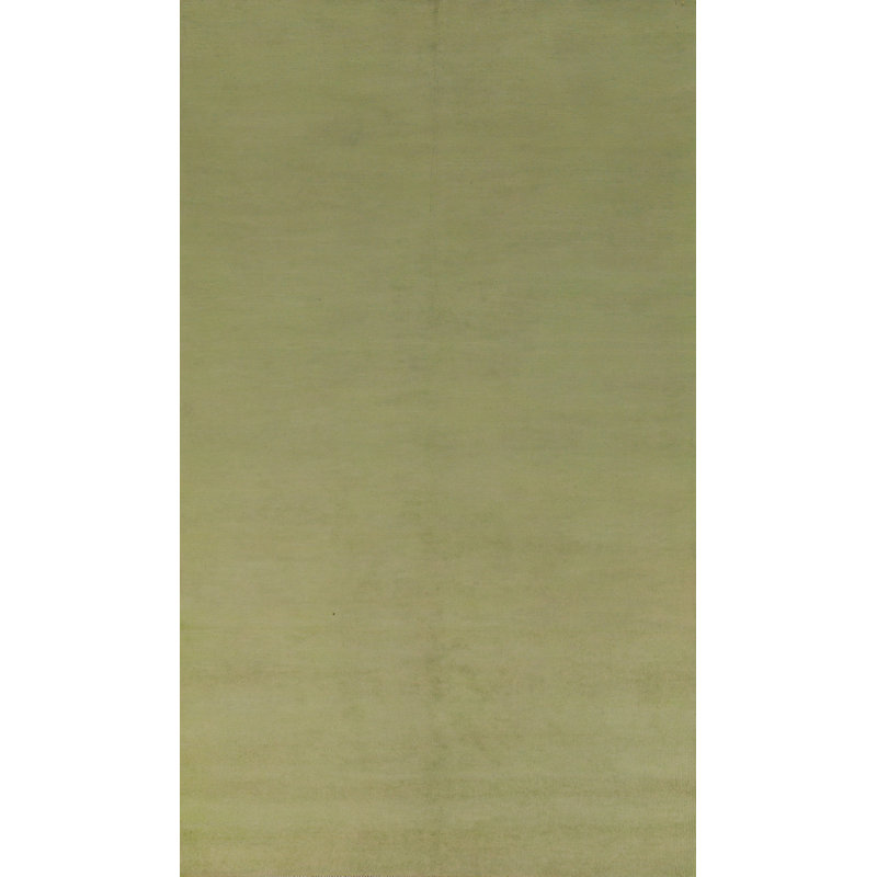 Tapis perse vert Gabbeh 5 x 10