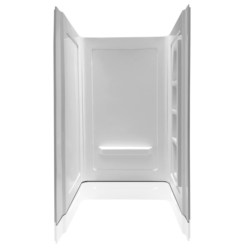 Forum 36'' W D 74'' H Wall Mounted Plastic Wall, 74" H x 36" W x 48" D