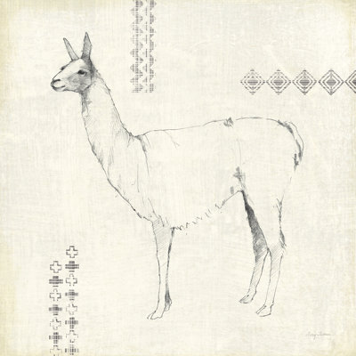 " Llama Land VIII With Black " by Avery Tillmon