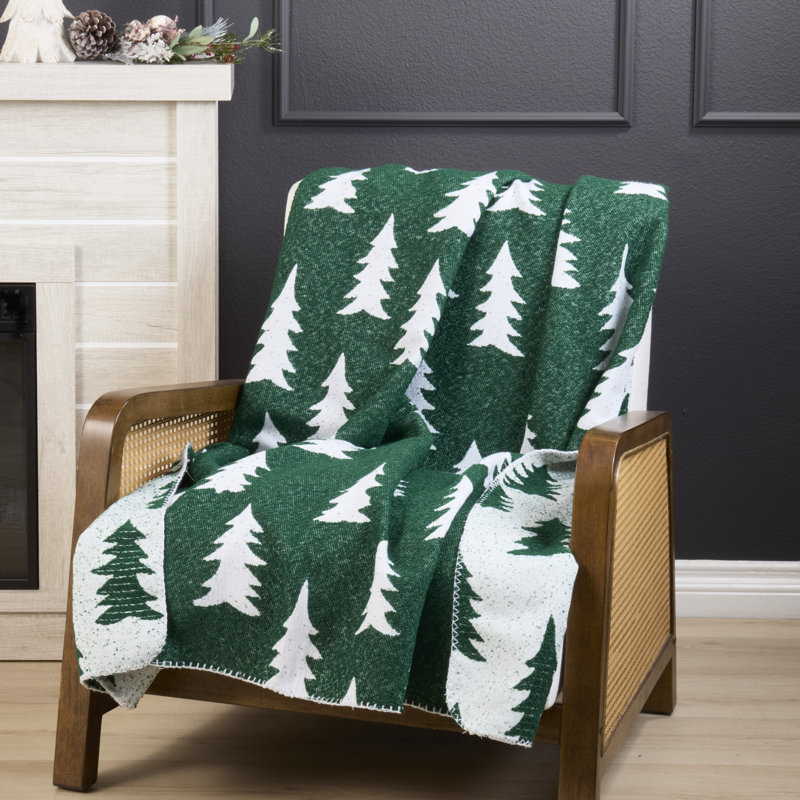 Jeté Holiday Tree, Vert