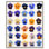 «Pansy Patch Grid I», reproduction d'art sur toile par Art Remedy