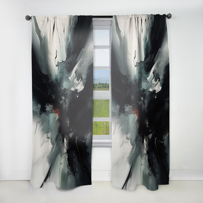 Kiesa - Rideaux en velours moderne - Rideaux en velours moderne - obscurcissant - 1 panneau, L 52 po x L 95 po