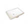 Wells Sinkware Rhythm Series 15.5'' Vitreous China Rectangular Bathroom Sink with Overflow