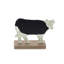 Tableau noir de table à thème de vache