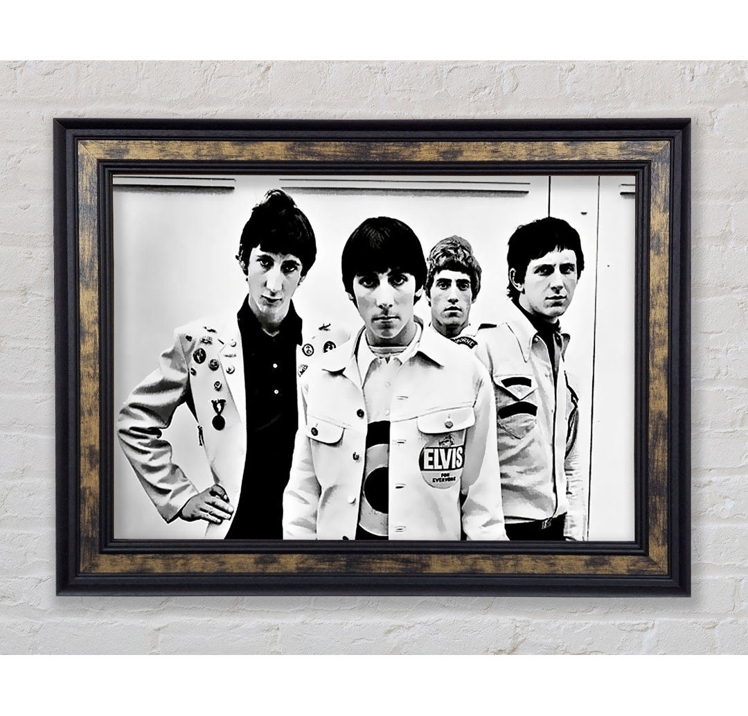 The Who Retro 1960S - Bilderrahmen Kunstdrucke