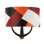 Patchwork 2-Light Wall Sconce - Black/Satin Brass/Patchwork