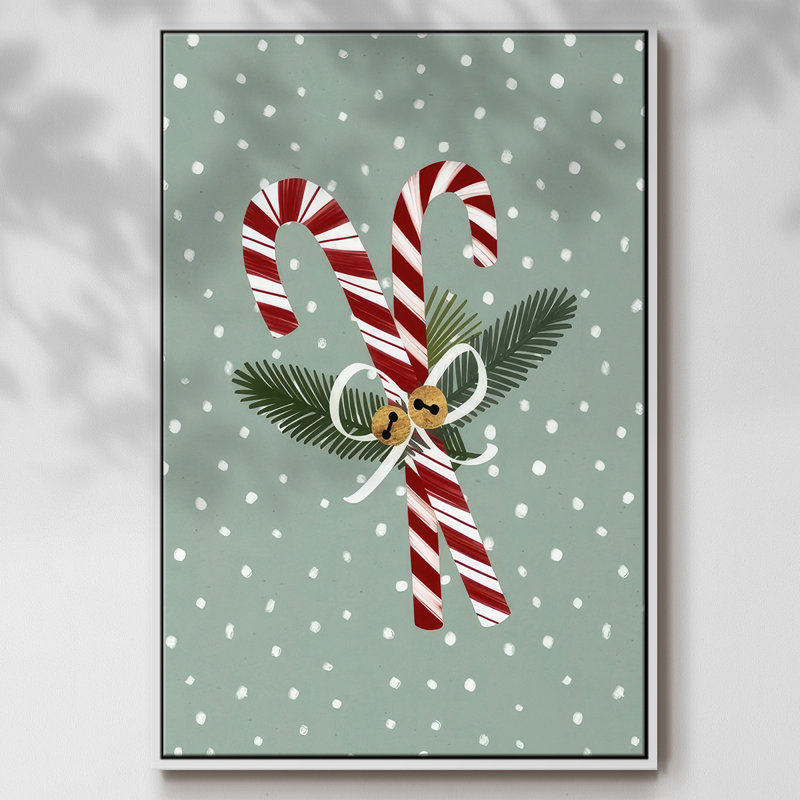 Collection bonhomme de neige Peppermint B, H 25 po x l 17 po x P 1,5 po, Blanc