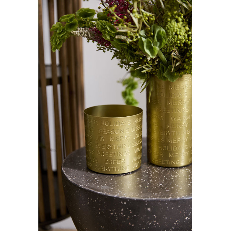 Cheerful Tidings Pot 5"x 4.75"