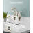 Bathroom Faucets, Faucet For Bathroom Sink - 2 Handle Basin Faucet, 3 Hole 8 Inch Widerspread Bathroom Faucet-123065778