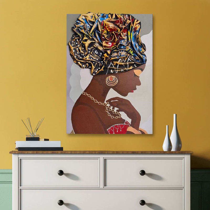 Peinture à l'huile décorative, H 27,56 po x l 39,37 po x P 1 po