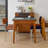 Simple and Retro Brown Dining Table