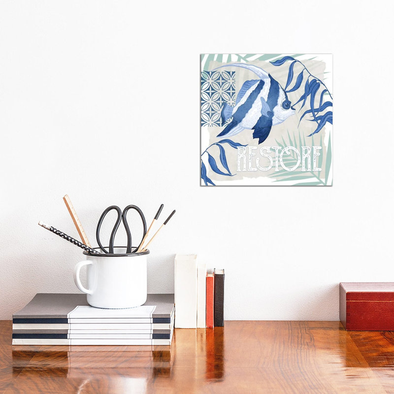 Under The Sea III by Kimberly Allen - Wrapped Canvas Print, 30.48 cm H x 30.48 cm W